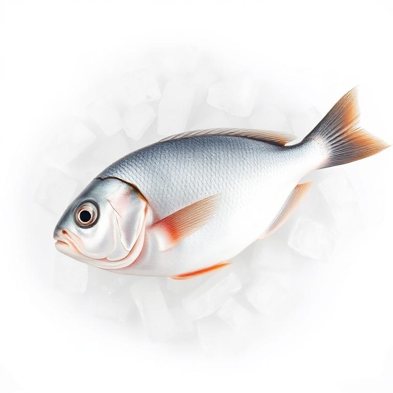 Jumbo Pomfret | Degutted, slice cut